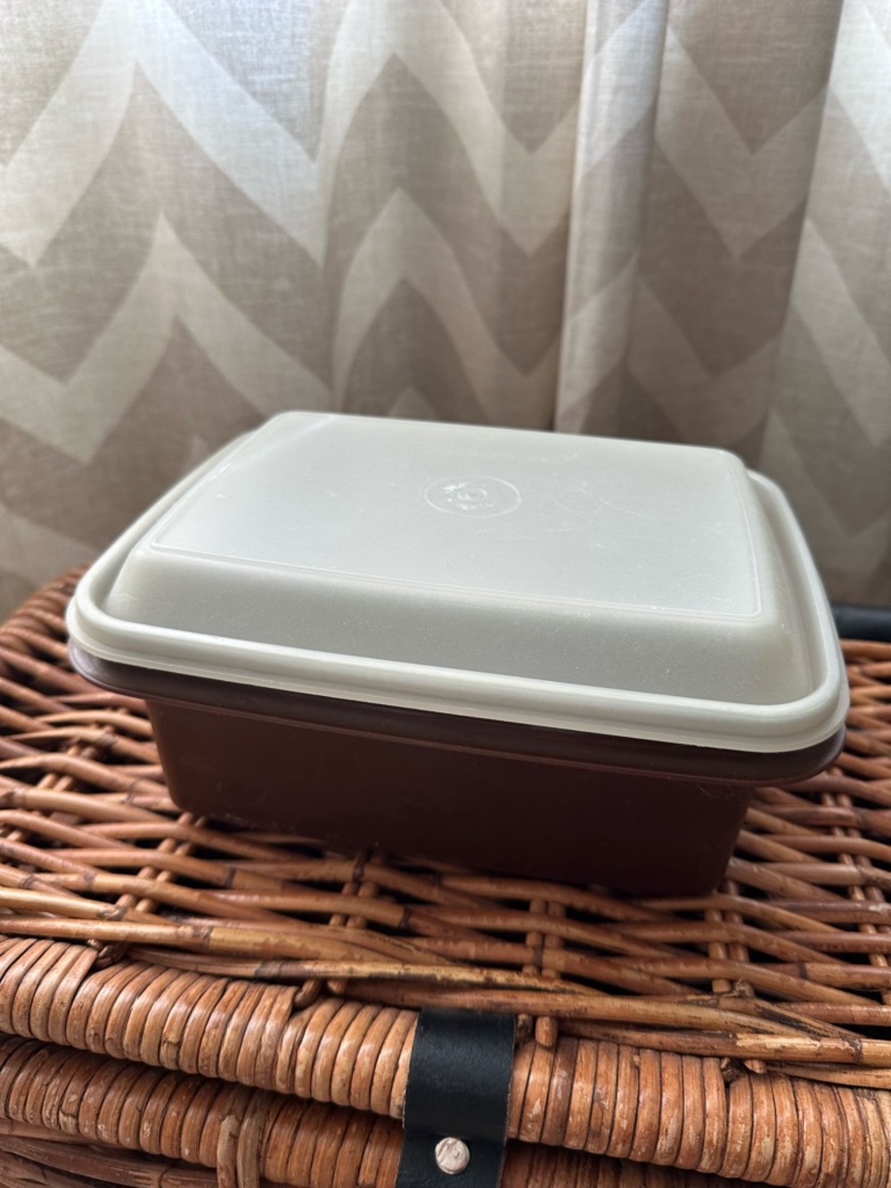 Vintage Tupperware "Freeze N Save" ice cream keeper